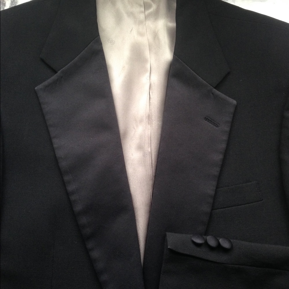 Black tuxedo coat and pants